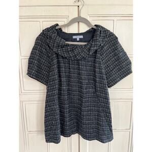 Classiques Entier size XL wool blend top short sleeves